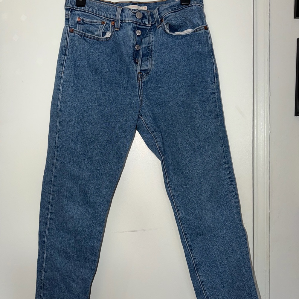 Levi's Blue Straight Leg Jeans